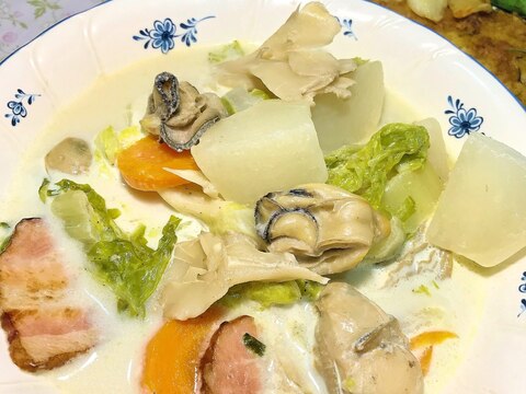 ☆★牡蠣と蕪のクリーム煮♪★☆